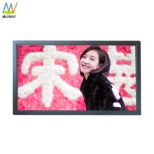 Full HD 1080P 27 inch digital photo frame of commercial LCD advertising